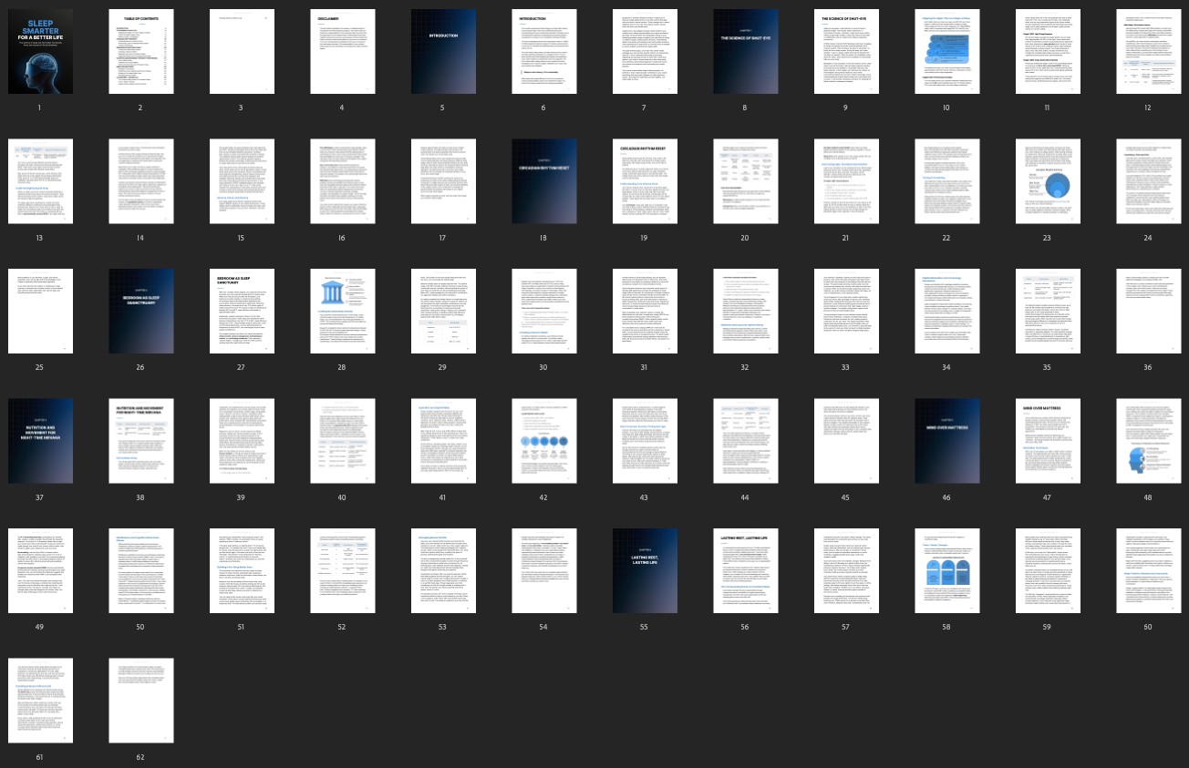 Sleep Smarter for a Better Life